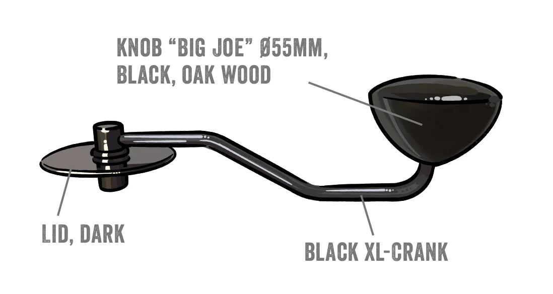 Comandante XL Black Crank