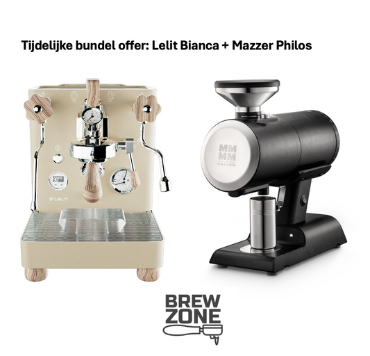 Tijdelijke bundel offer: Lelit Bianca + Mazzer Philos