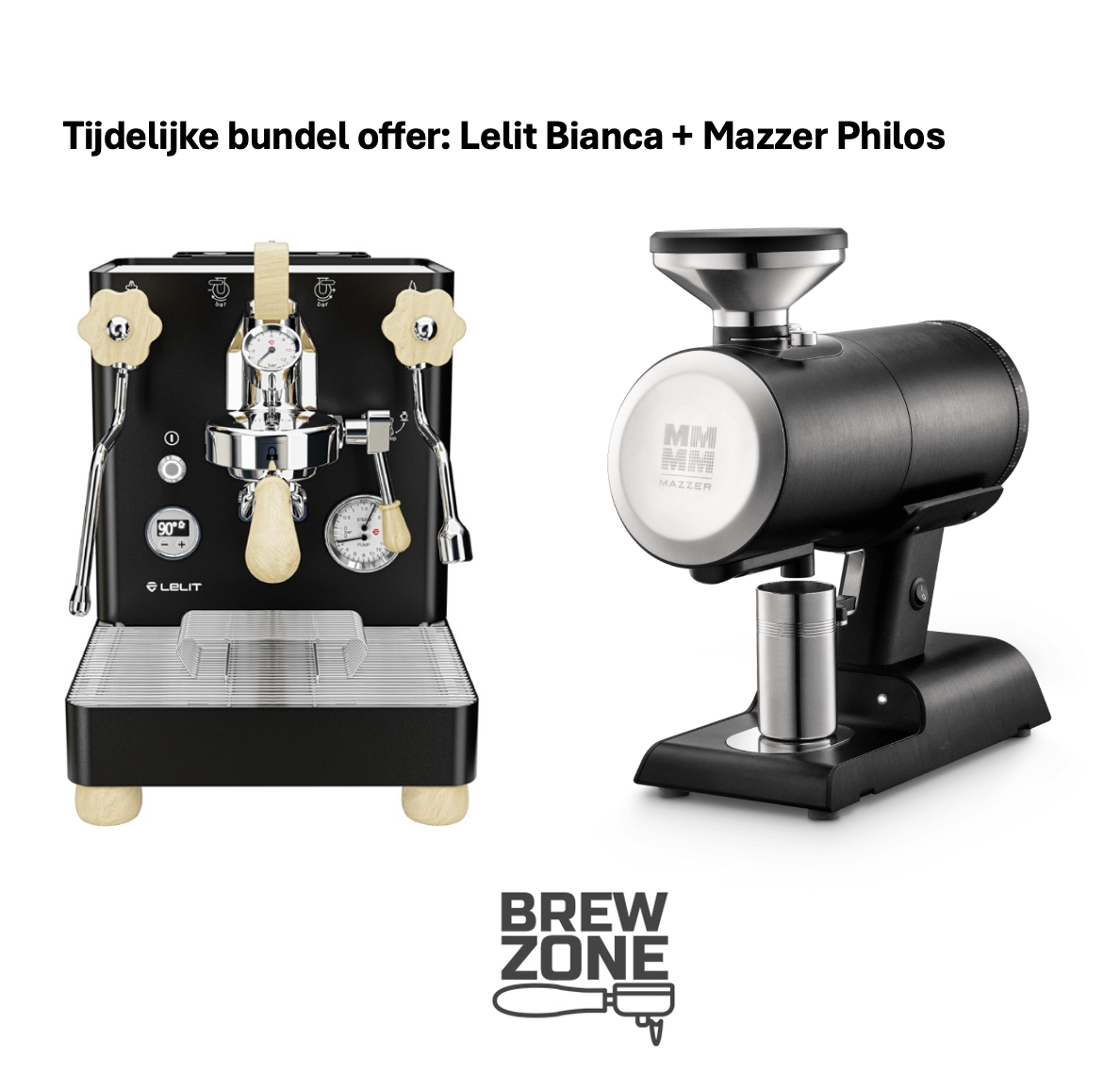 Tijdelijke bundel offer: Lelit Bianca + Mazzer Philos